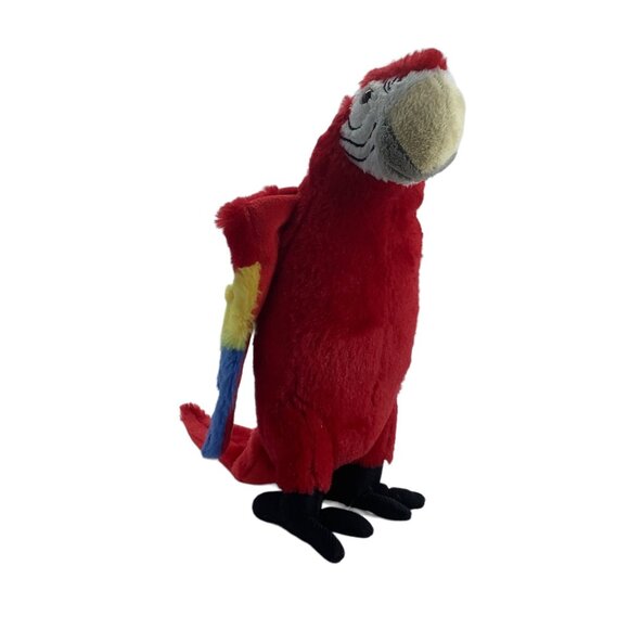 Macaw Parrot FIFI Plush Stuffed Animal Toy Wishpets Realistic 10" 2013 - Picture 2 of 6
